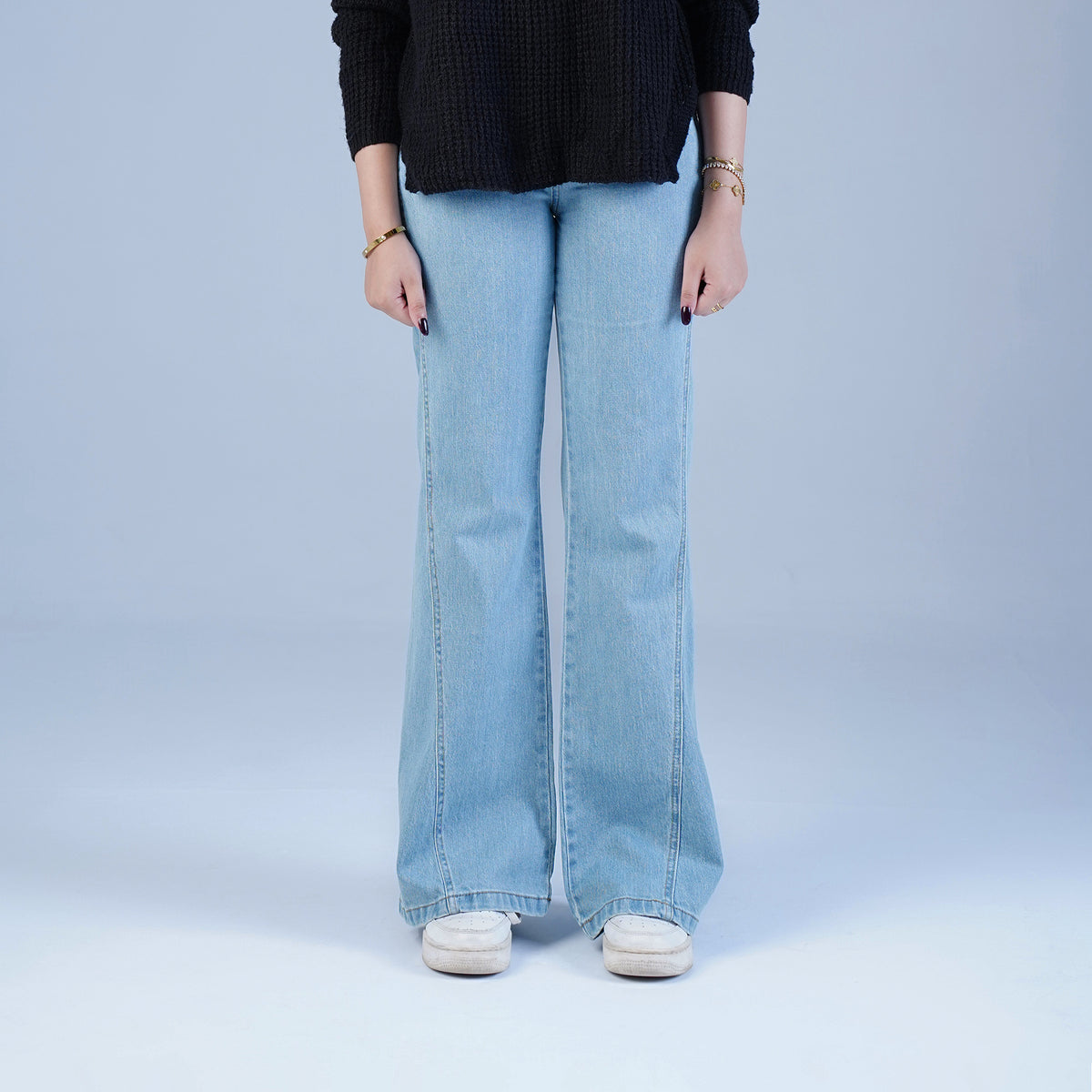 FLARE JEANS - HIGH RISE - SKY BLUE