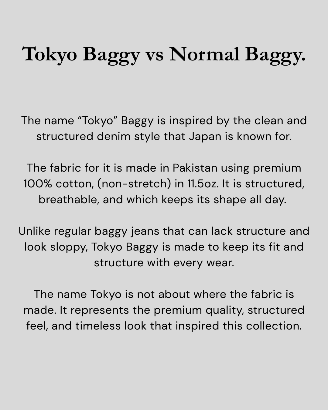 UNISEX TOKYO BAGGY - WASHED BLACK