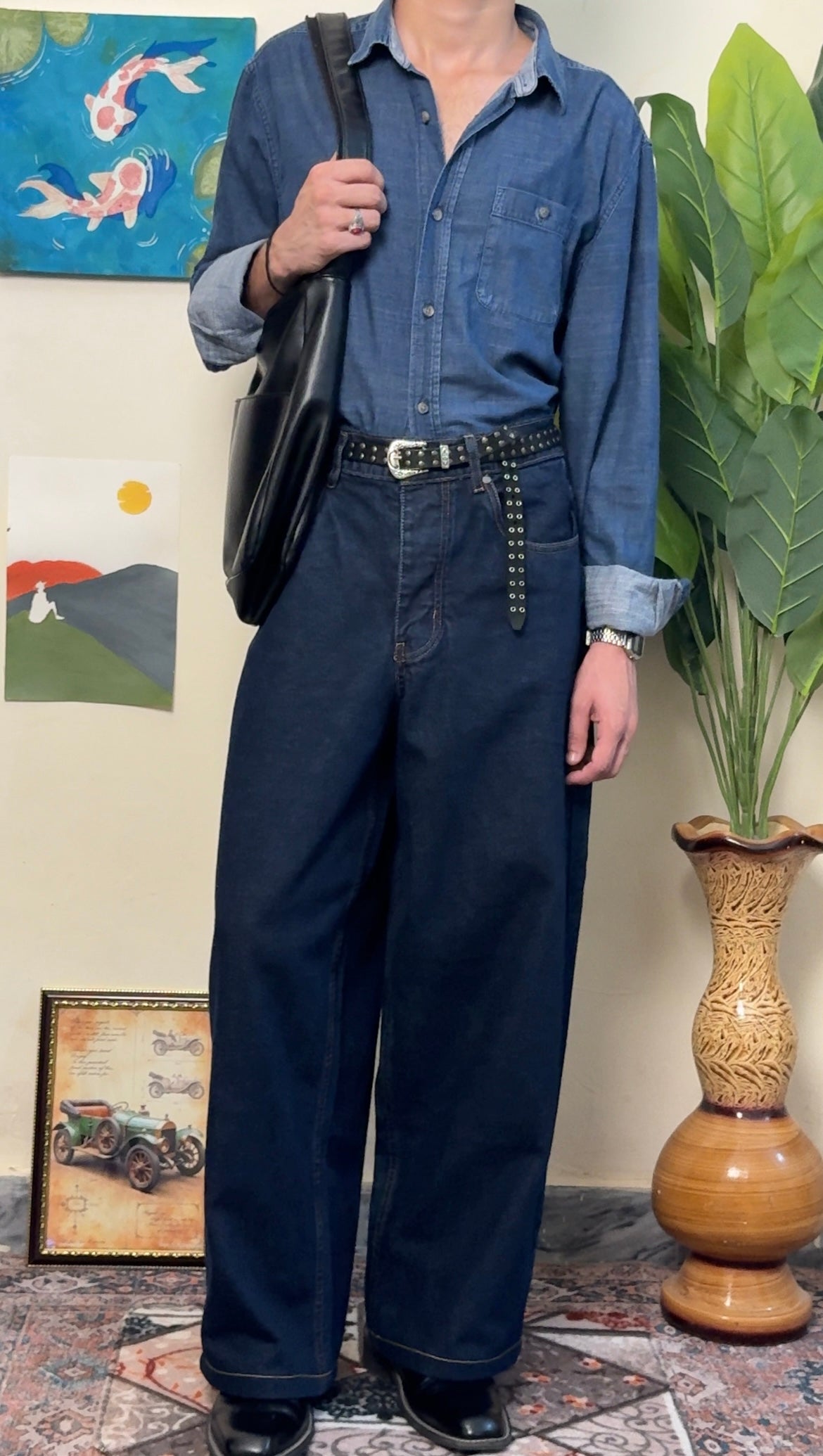 UNISEX TOKYO BAGGY - RAW INDIGO